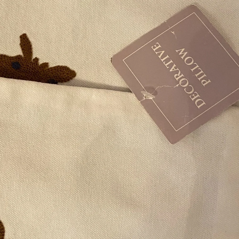 Giraffe Throw Pillow Cover Embroidery Giraffe Cover New